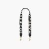 Marc Jacobs The Thin Logo Webbing Strap BLACK/WHITE -Fashion Store MJI 2S3SST014S02 005 F8F8F8 1 1 MAIN