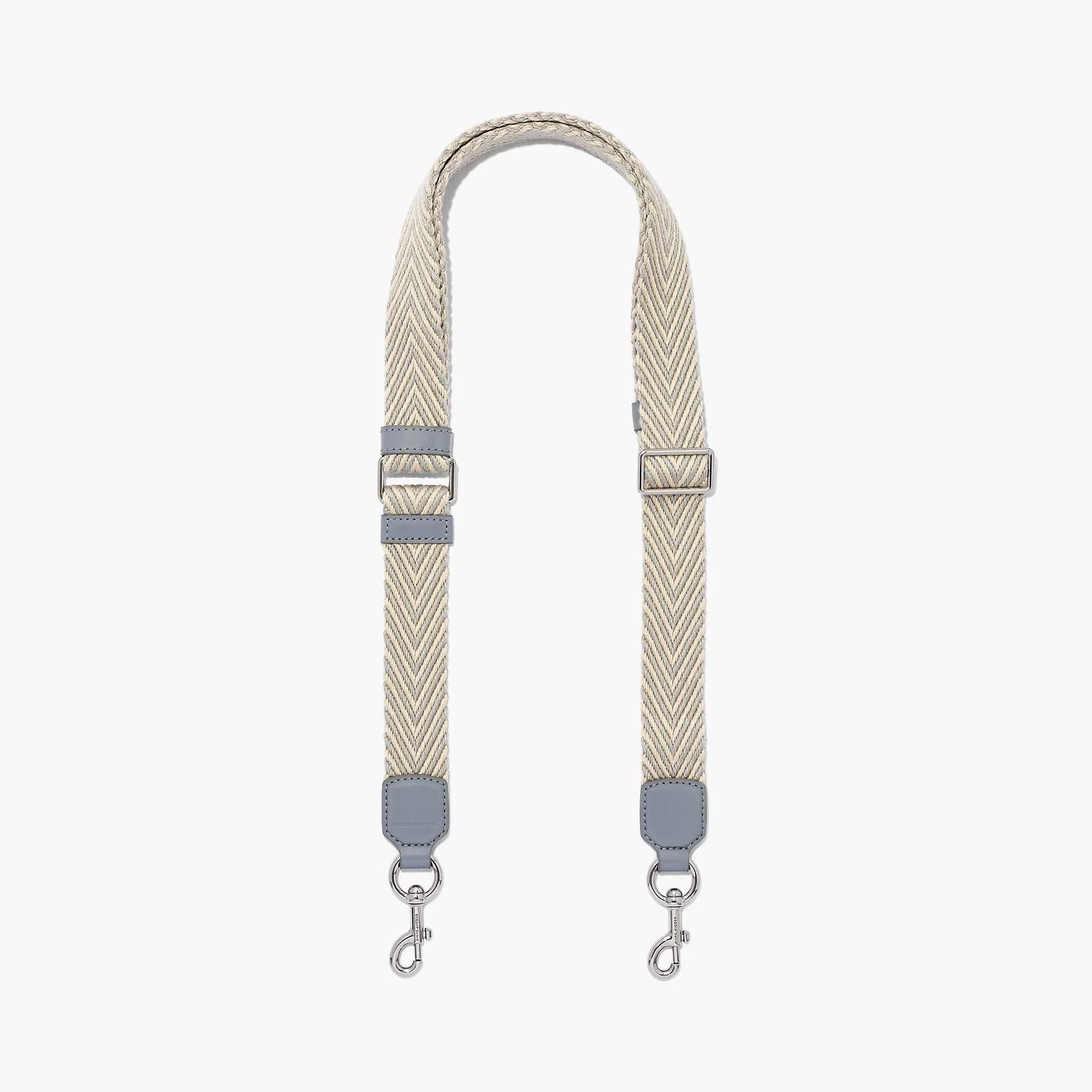 Marc Jacobs The Thin Arrow Webbing Strap WOLF GREY MULTI 3 Marc Jacobs The Thin Arrow Webbing Strap WOLF GREY MULTI