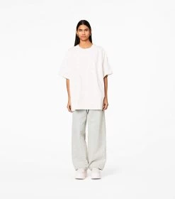 Marc Jacobs The Monogram Big Tee EGGSHELL/OPTIC WHITE -Fashion Store MJI C602P26SP22 142 F8F8F8 1 1 ALT4