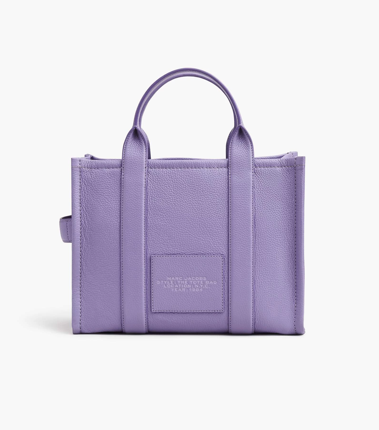 Marc Jacobs The Leather Medium Tote Bag LAVENDER 18 Marc Jacobs The Leather Medium Tote Bag LAVENDER - Image 16