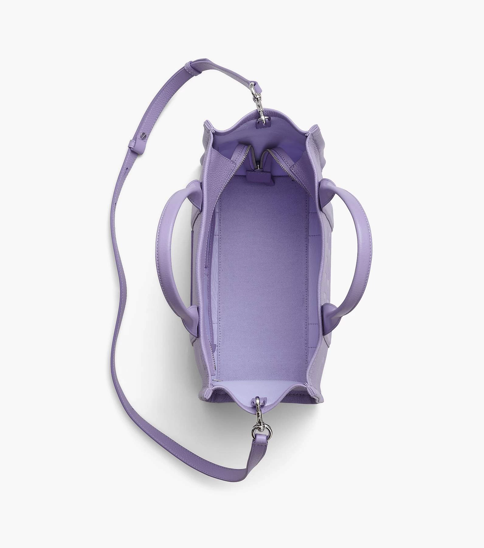 Marc Jacobs The Leather Medium Tote Bag LAVENDER 19 Marc Jacobs The Leather Medium Tote Bag LAVENDER - Image 17
