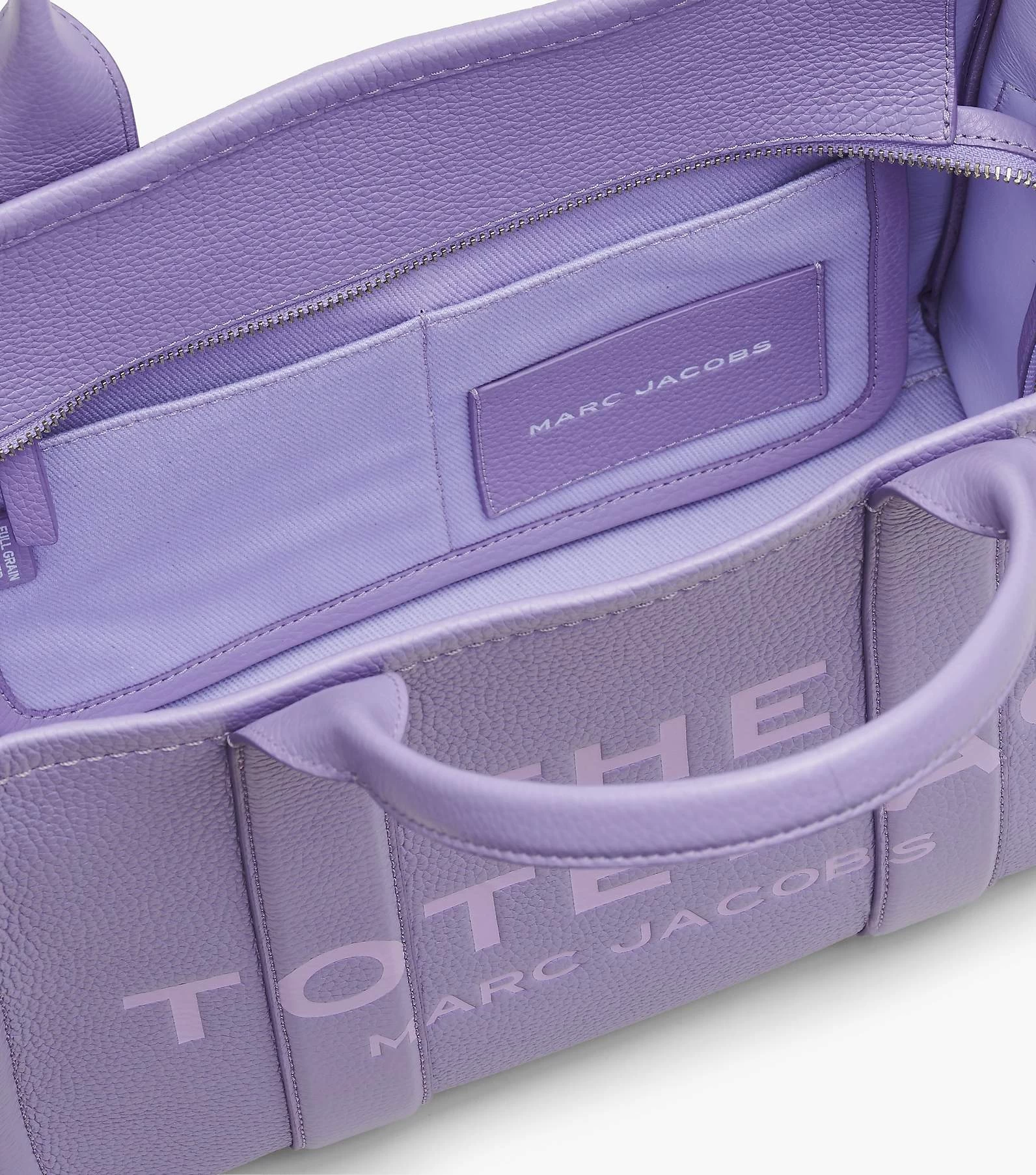 Marc Jacobs The Leather Medium Tote Bag LAVENDER 20 Marc Jacobs The Leather Medium Tote Bag LAVENDER - Image 18