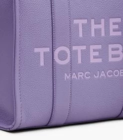 Marc Jacobs The Leather Medium Tote Bag LAVENDER 40 Marc Jacobs The Leather Medium Tote Bag LAVENDER -Fashion Store MJI H004L01PF21 530 F8F8F8 1 1 ALT6