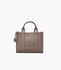Marc Jacobs The Leather Small Tote Bag CEMENT -Fashion Store MJI H009L01SP21 055 F8F8F8 1 1 ALT5