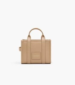 Marc Jacobs The Leather Small Tote Bag CAMEL -Fashion Store MJI H009L01SP21 230 F8F8F8 1 1 ALT3
