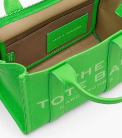 Marc Jacobs The Leather Small Tote Bag APPLE -Fashion Store MJI H009L01SP21 348 F8F8F8 1 1 ALT5