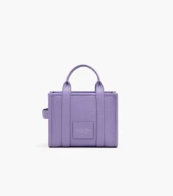 Marc Jacobs The Leather Small Tote Bag LAVENDER -Fashion Store MJI H009L01SP21 530 F8F8F8 1 1 ALT3