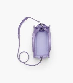 Marc Jacobs The Leather Small Tote Bag LAVENDER -Fashion Store MJI H009L01SP21 530 F8F8F8 1 1 ALT4