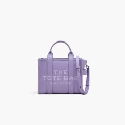 Marc Jacobs The Leather Small Tote Bag CEMENT -Fashion Store MJI H009L01SP21 530 F8F8F8 1 1 MAIN 1