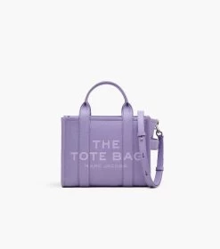 Marc Jacobs The Leather Small Tote Bag LAVENDER -Fashion Store MJI H009L01SP21 530 F8F8F8 1 1 MAIN 4