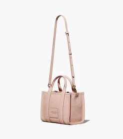 Marc Jacobs The Leather Small Tote Bag ROSE -Fashion Store MJI H009L01SP21 624 F8F8F8 1 1 ALT2