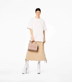 Marc Jacobs The Leather Small Tote Bag ROSE -Fashion Store MJI H009L01SP21 624 F8F8F8 1 1 ALT3