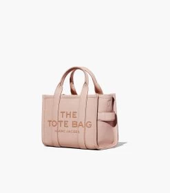 Marc Jacobs The Leather Small Tote Bag ROSE -Fashion Store MJI H009L01SP21 624 F8F8F8 1 1 ALT4
