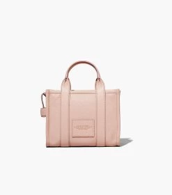 Marc Jacobs The Leather Small Tote Bag ROSE -Fashion Store MJI H009L01SP21 624 F8F8F8 1 1 ALT5