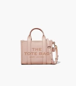 Marc Jacobs The Leather Small Tote Bag ROSE -Fashion Store MJI H009L01SP21 624 F8F8F8 1 1 MAIN 6