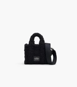 Marc Jacobs The Teddy Mini Tote Bag BLACK -Fashion Store MJI H011M12FA22 001 F8F8F8 1 1 MAIN 1