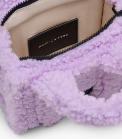 Marc Jacobs The Teddy Mini Tote Bag LILAC -Fashion Store MJI H011M12FA22 533 F8F8F8 1 1 ALT5