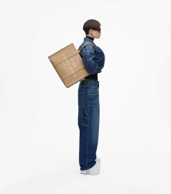 Marc Jacobs The Leather Large Tote Bag CAMEL -Fashion Store MJI H020L01FA21 230 F8F8F8 1 1 ALT1