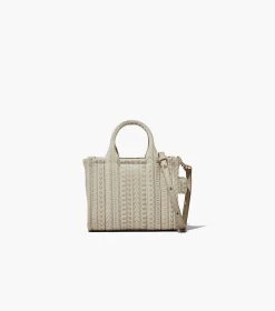 Marc Jacobs The Monogram Leather Mini Tote Bag KHAKI -Fashion Store MJI H052L03FA22 223 F8F8F8 1 1 MAIN 2