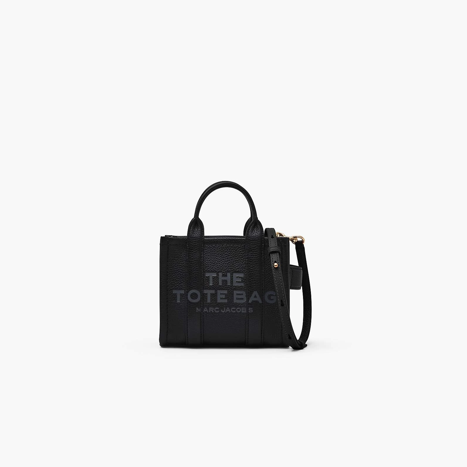 Marc Jacobs The Leather Mini Tote Bag COTTON/SILVER 5 Marc Jacobs The Leather Mini Tote Bag COTTON/SILVER - Image 3