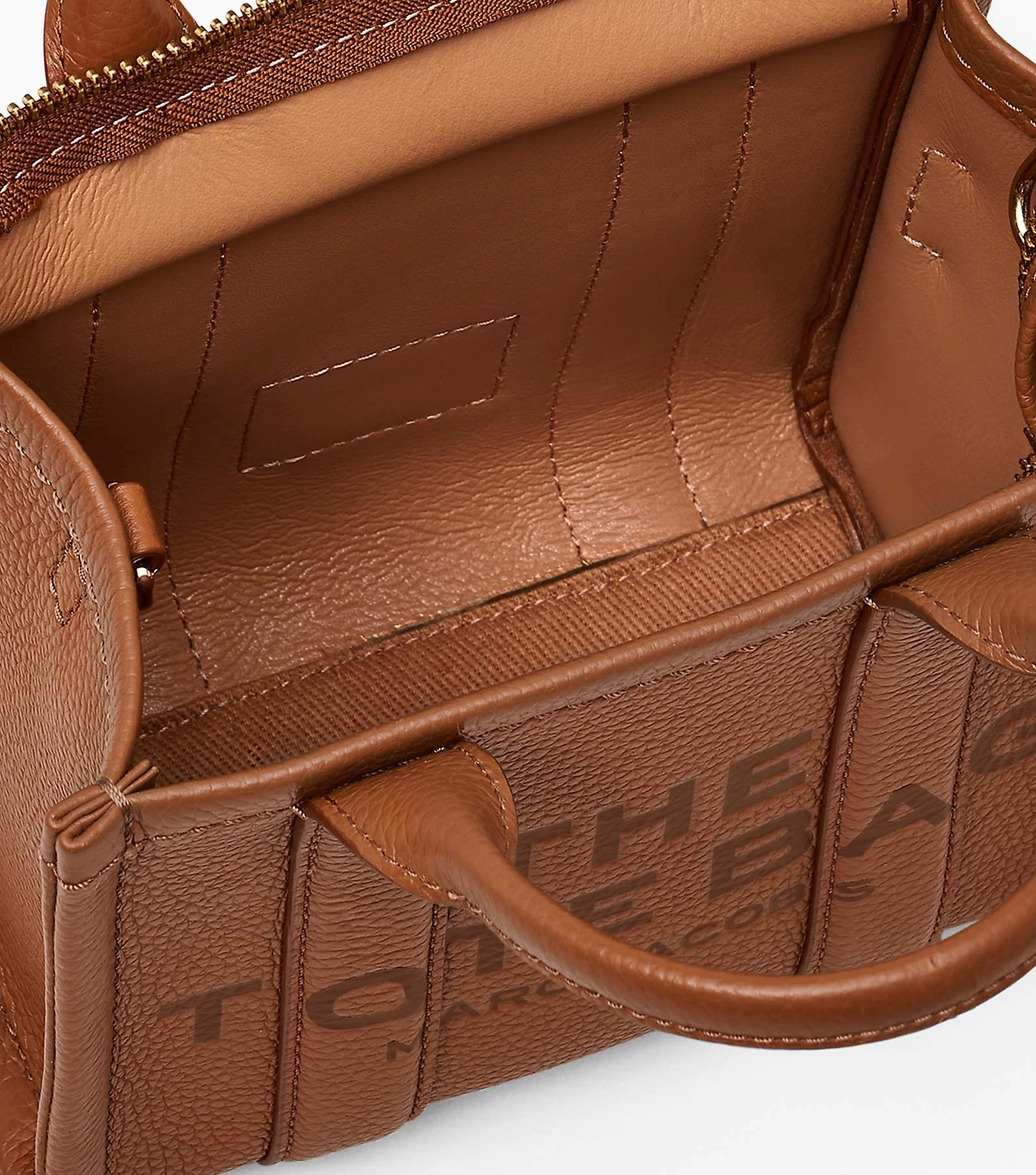 Marc Jacobs The Leather Mini Tote Bag ARGAN OIL 17 Marc Jacobs The Leather Mini Tote Bag ARGAN OIL - Image 15