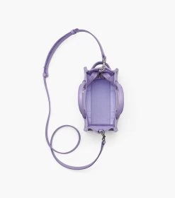 Marc Jacobs The Leather Mini Tote Bag LAVENDER -Fashion Store MJI H053L01RE22 530 F8F8F8 1 1 ALT4