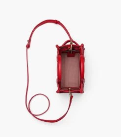 Marc Jacobs The Leather Mini Tote Bag TRUE RED -Fashion Store MJI H053L01RE22 617 F8F8F8 1 1 ALT4
