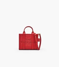 Marc Jacobs The Leather Mini Tote Bag TRUE RED -Fashion Store MJI H053L01RE22 617 F8F8F8 1 1 MAIN 7