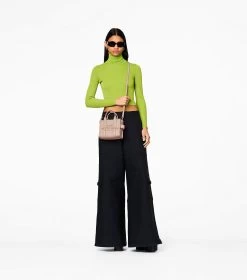 Marc Jacobs The Leather Mini Tote Bag ROSE -Fashion Store MJI H053L01RE22 624 F8F8F8 1 1 ALT1