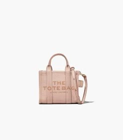 Marc Jacobs The Leather Mini Tote Bag ROSE -Fashion Store MJI H053L01RE22 624 F8F8F8 1 1 MAIN 1
