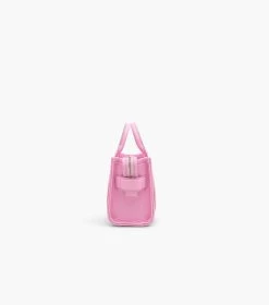 Marc Jacobs The Leather Mini Tote Bag FLURO CANDY PINK -Fashion Store MJI H053L01RE22 691 F8F8F8 1 1 ALT2