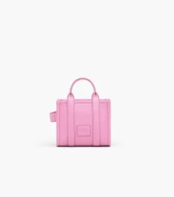 Marc Jacobs The Leather Mini Tote Bag FLURO CANDY PINK -Fashion Store MJI H053L01RE22 691 F8F8F8 1 1 ALT3
