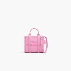 Marc Jacobs The Leather Mini Tote Bag COTTON/SILVER 26 Marc Jacobs The Leather Mini Tote Bag COTTON/SILVER -Fashion Store MJI H053L01RE22 691 F8F8F8 1 1 MAIN 1