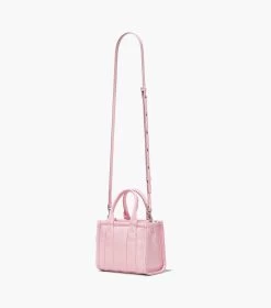 Marc Jacobs The Shiny Crinkle Leather Mini Tote BUBBLEGUM -Fashion Store MJI H064L03FA22 685 F8F8F8 1 1 ALT2