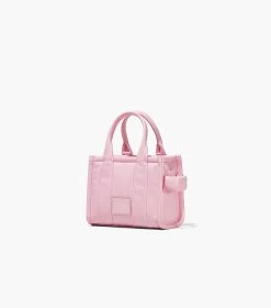 Marc Jacobs The Shiny Crinkle Leather Mini Tote BUBBLEGUM -Fashion Store MJI H064L03FA22 685 F8F8F8 1 1 ALT4
