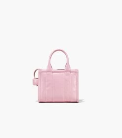 Marc Jacobs The Shiny Crinkle Leather Mini Tote BUBBLEGUM -Fashion Store MJI H064L03FA22 685 F8F8F8 1 1 ALT5