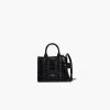 Marc Jacobs The Croc-Embossed Mini Tote Bag BLACK