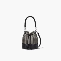 Marc Jacobs The Monogram Mini Bucket Bag BEIGE MULTI