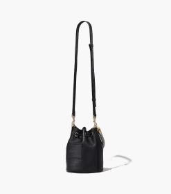 Marc Jacobs The Leather Bucket Bag BLACK 30 Marc Jacobs The Leather Bucket Bag BLACK -Fashion Store MJI H652L01PF22 001 F8F8F8 1 1 ALT2