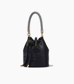 Marc Jacobs The Leather Bucket Bag BLACK 32 Marc Jacobs The Leather Bucket Bag BLACK -Fashion Store MJI H652L01PF22 001 F8F8F8 1 1 ALT4