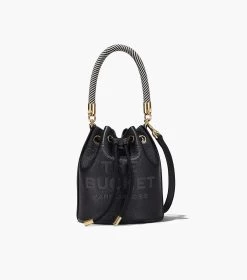 Marc Jacobs The Leather Bucket Bag BLACK 28 Marc Jacobs The Leather Bucket Bag BLACK -Fashion Store MJI H652L01PF22 001 F8F8F8 1 1 MAIN 6