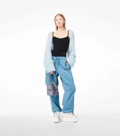 Marc Jacobs The Leather Bucket Bag WOLF GREY -Fashion Store MJI H652L01PF22 050 F8F8F8 1 1 ALT3