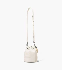 Marc Jacobs The Leather Bucket Bag COTTON/SILVER -Fashion Store MJI H652L01PF22 140 F8F8F8 1 1 ALT2