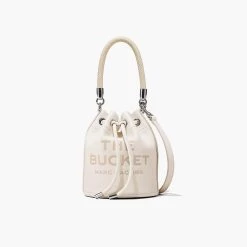 Marc Jacobs The Leather Bucket Bag WOLF GREY -Fashion Store MJI H652L01PF22 140 F8F8F8 1 1 MAIN