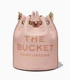Marc Jacobs The Leather Bucket Bag ROSE -Fashion Store MJI H652L01PF22 624 F8F8F8 1 1 ALT5