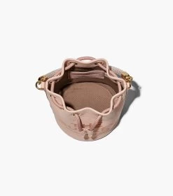 Marc Jacobs The Leather Bucket Bag ROSE -Fashion Store MJI H652L01PF22 624 F8F8F8 1 1 ALT6
