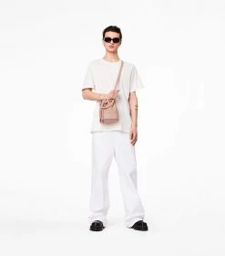 Marc Jacobs The Leather Bucket Bag ROSE -Fashion Store MJI H652L01PF22 624 F8F8F8 1 1 ALT7