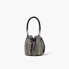 Marc Jacobs The Monogram Leather Mini Bucket Bag BLACK/WHITE -Fashion Store MJI H653L03FA22 005 F8F8F8 1 1 MAIN