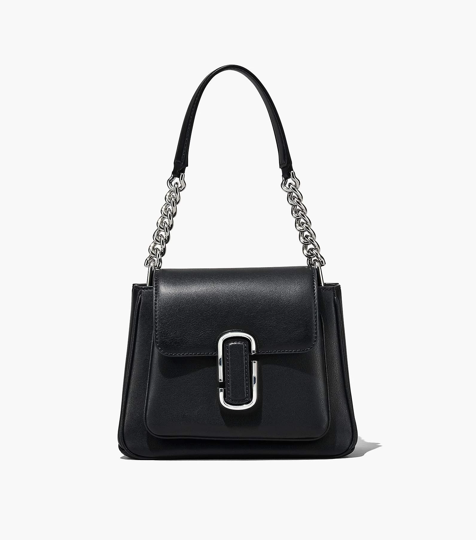 Marc Jacobs The J Marc Chain Mini Satchel BLACK/SILVER 7 Marc Jacobs The J Marc Chain Mini Satchel BLACK/SILVER - Image 5