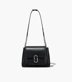 Marc Jacobs The J Marc Chain Satchel BLACK/SILVER -Fashion Store MJI H709L01RE22 053 F8F8F8 1 1 ALT2
